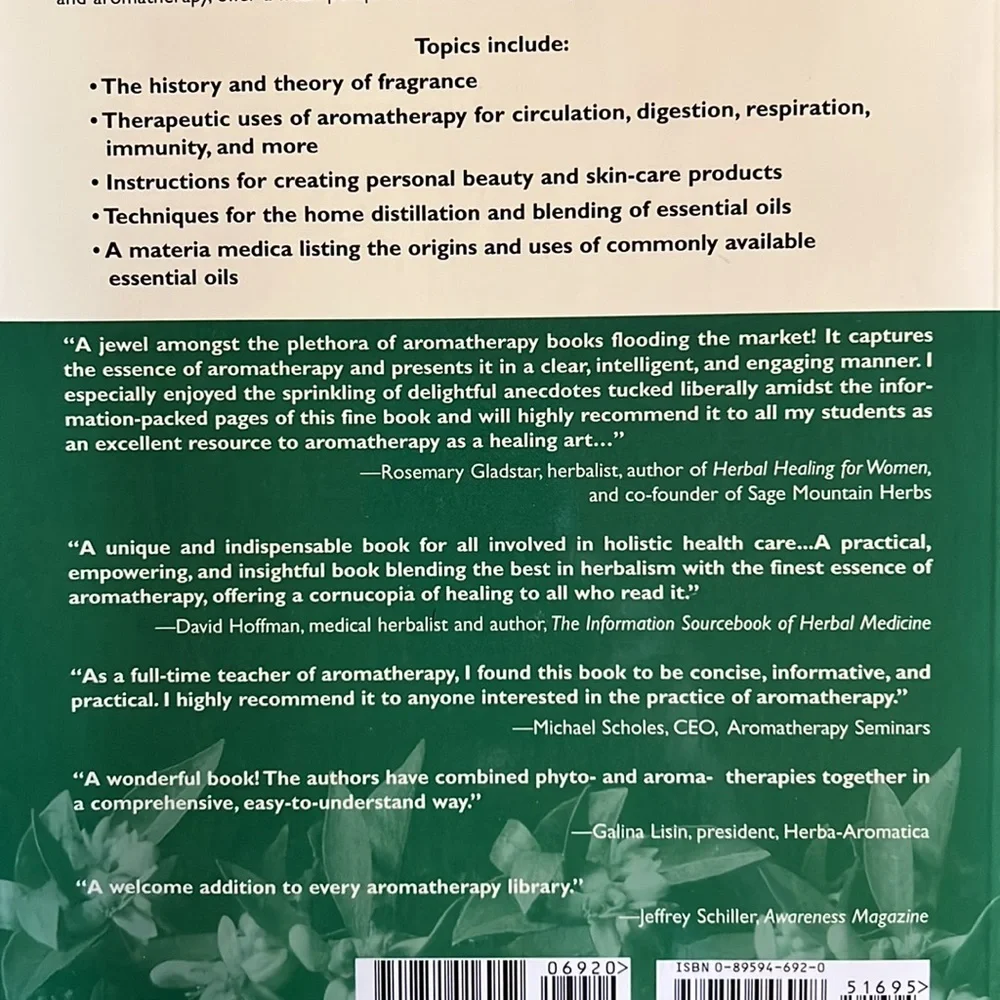 Books aromatherapy paperback